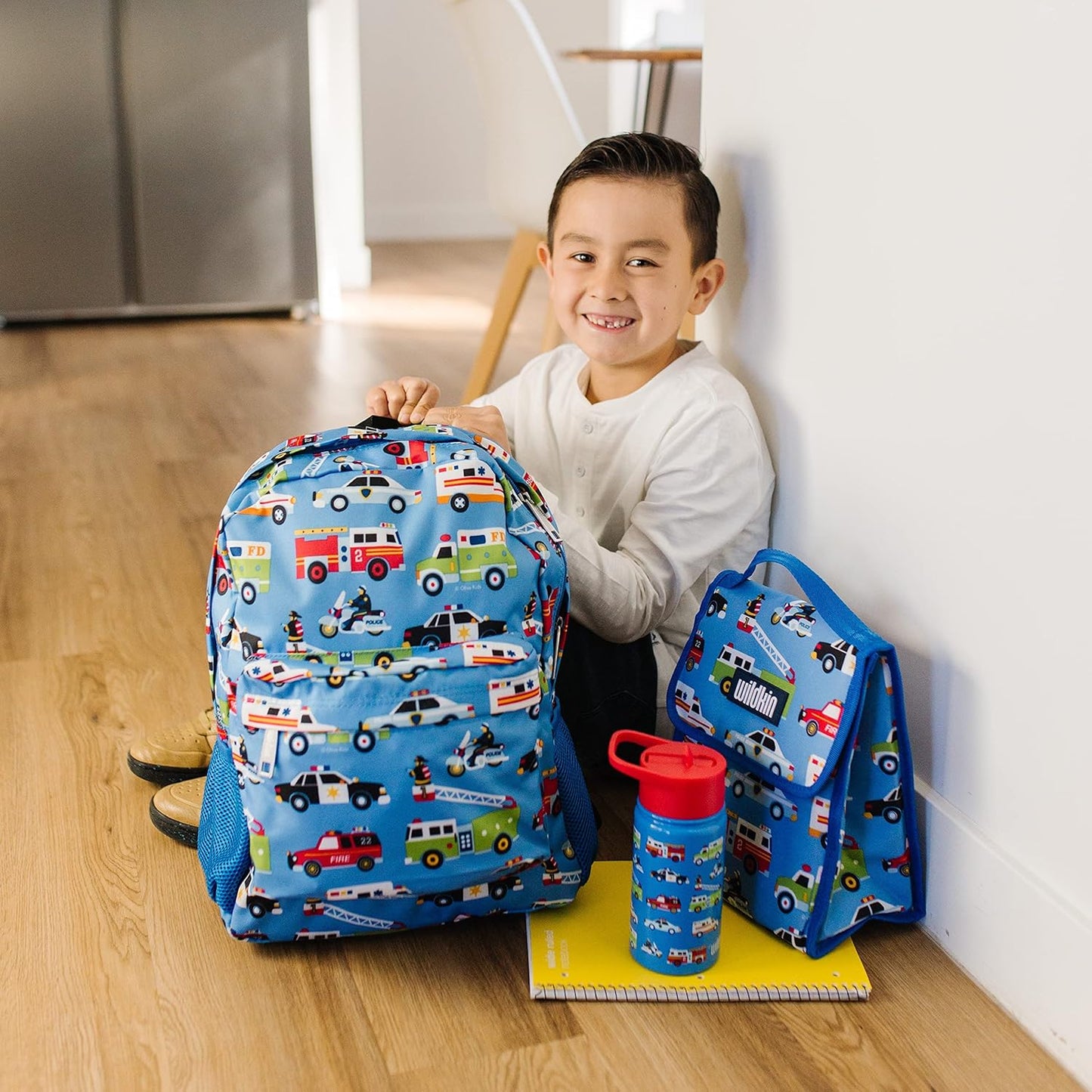 Wildkin 16-inch Kids Backpack – Durable, Padded & Spacious School Bag for Boys & Girls - Heroes