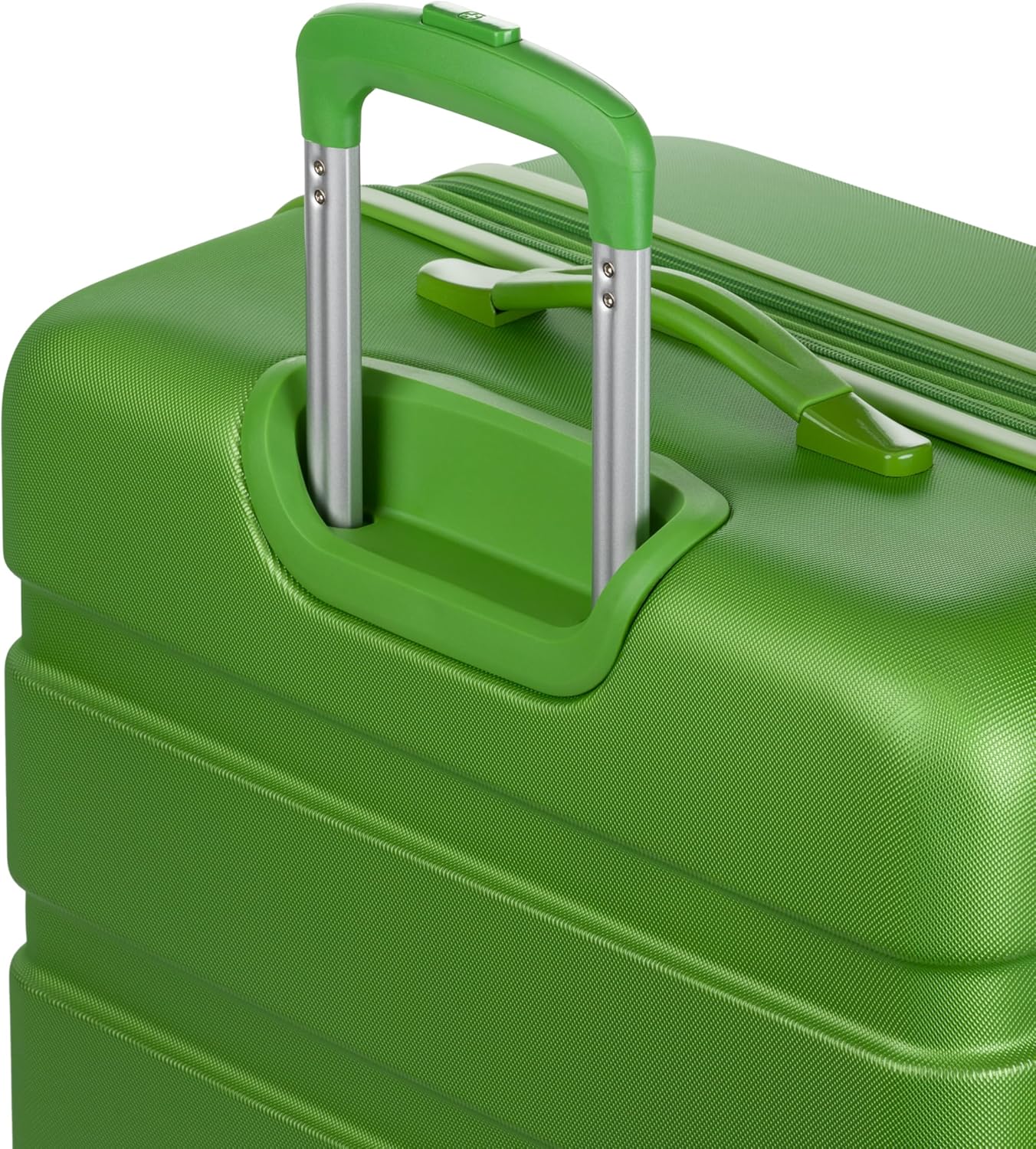 SwissGear 7366 Hardside Expandable Luggage with Spinner Wheels, Green, Checked-Large 27-Inch