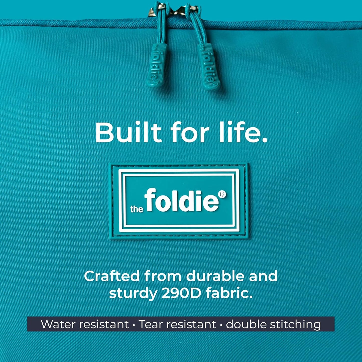 The Foldie Foldable Travel Bag for Women - 40L Weekender Bag with Multiple Pockets - Carry On Expendable Travel Bag
