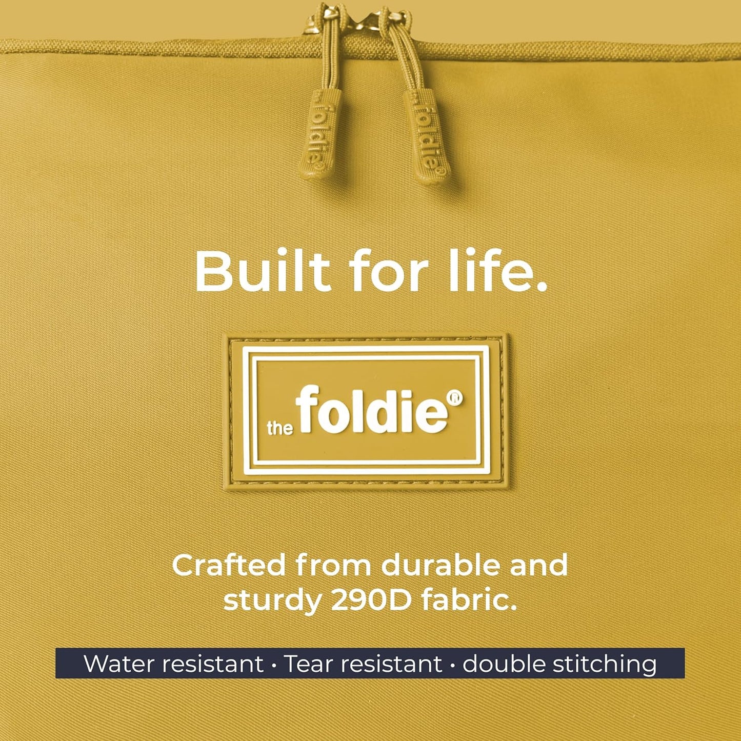 The Foldie Foldable Travel Bag for Women - 40L Weekender Bag with Multiple Pockets - Carry On Expendable Travel Bag