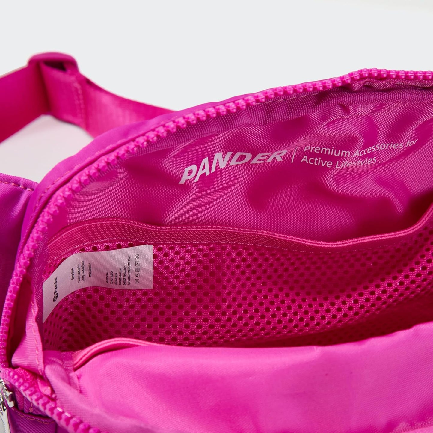 Pander Belt Bag Large 2L, Nylon Fanny Pack Purse for Women and Men with Adjustable Strap