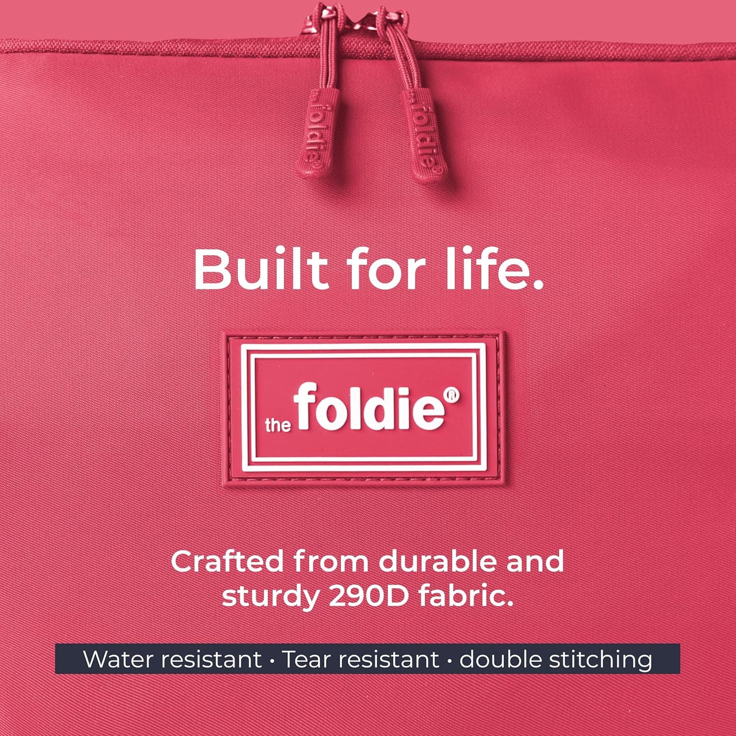 The Foldie Foldable Travel Bag for Women - 40L Weekender Bag with Multiple Pockets - Carry On Expendable Travel Bag