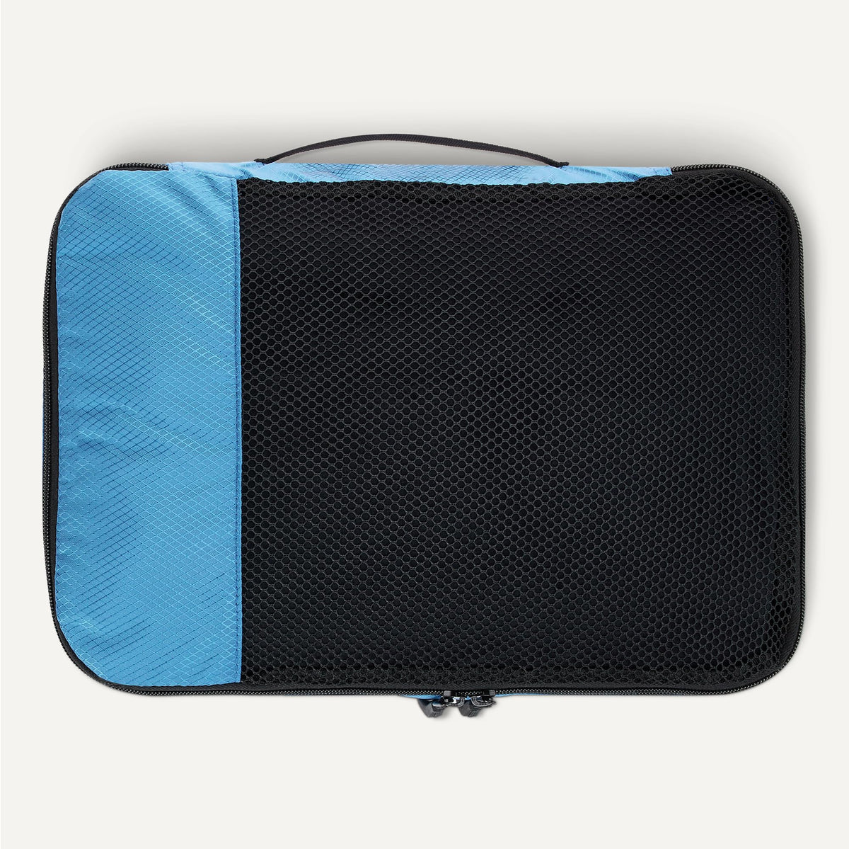 Amazon Essentials 4-Piece Packing Cubes Travel Accessories Set, Luggage Organizer with Double