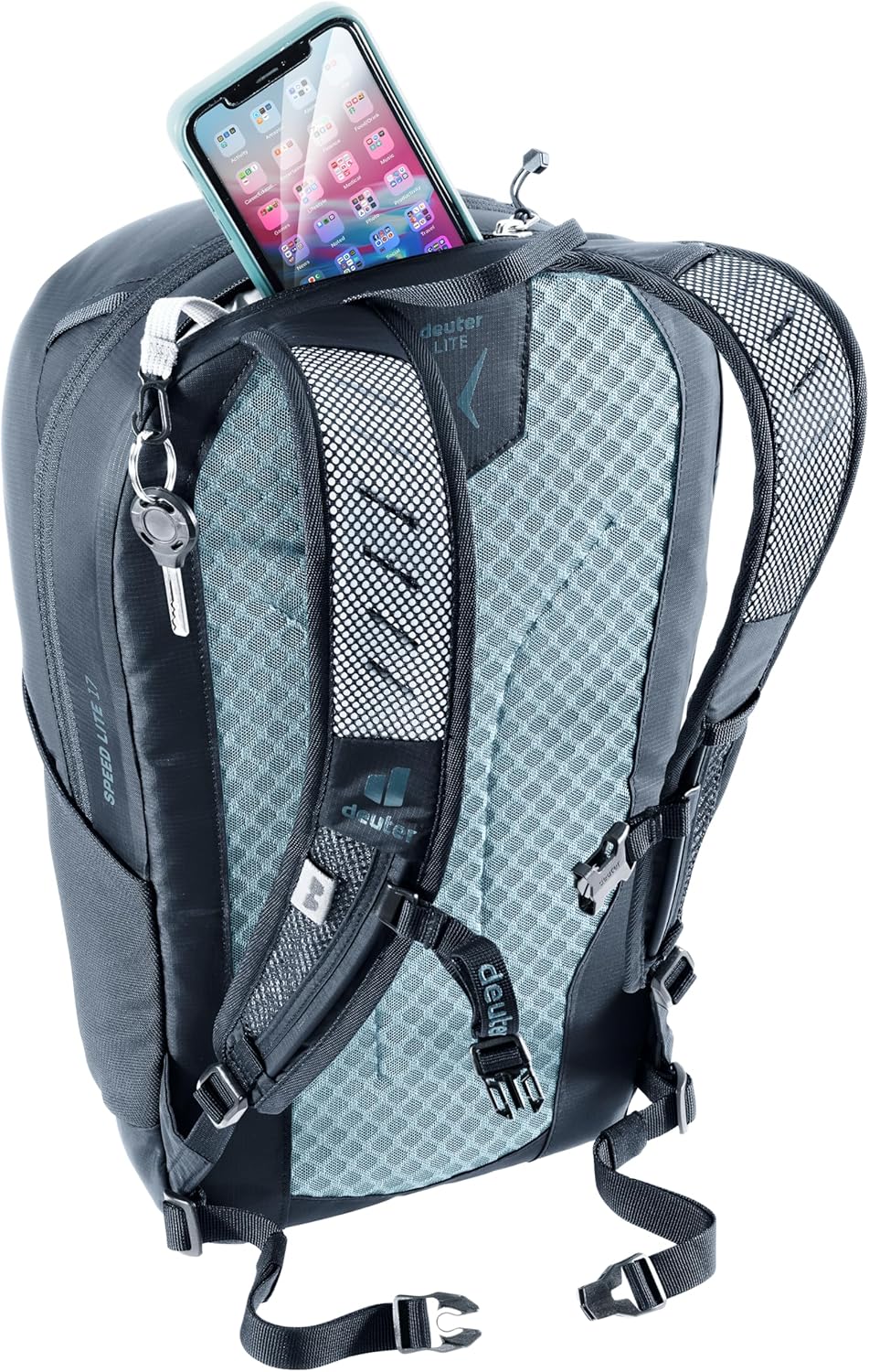 Deuter Speed Lite 17L, Lightweight Hiking and Multi-Sport Backpack with 2L Hydration Bladder, 17 Liter - Atlantic-Ink