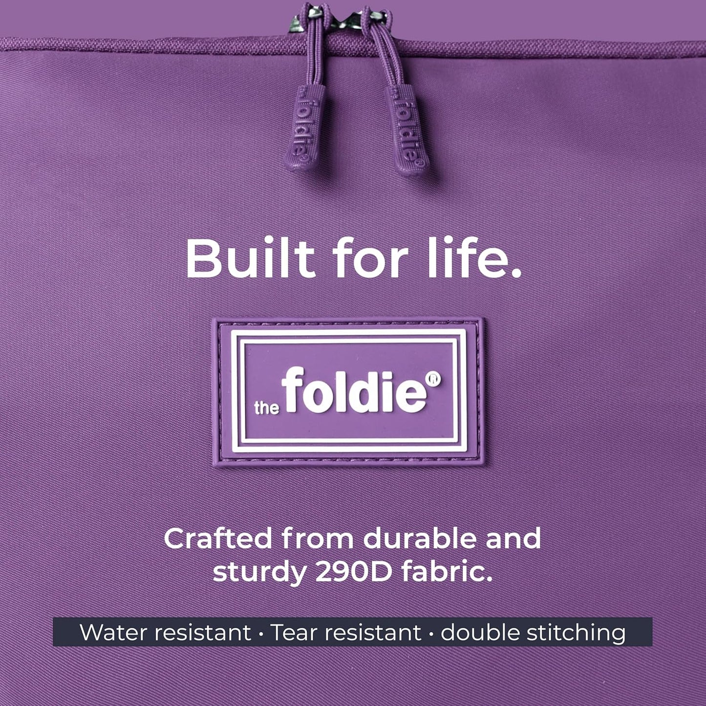 The Foldie Foldable Travel Bag for Women - 40L Weekender Bag with Multiple Pockets - Carry On Expendable Travel Bag