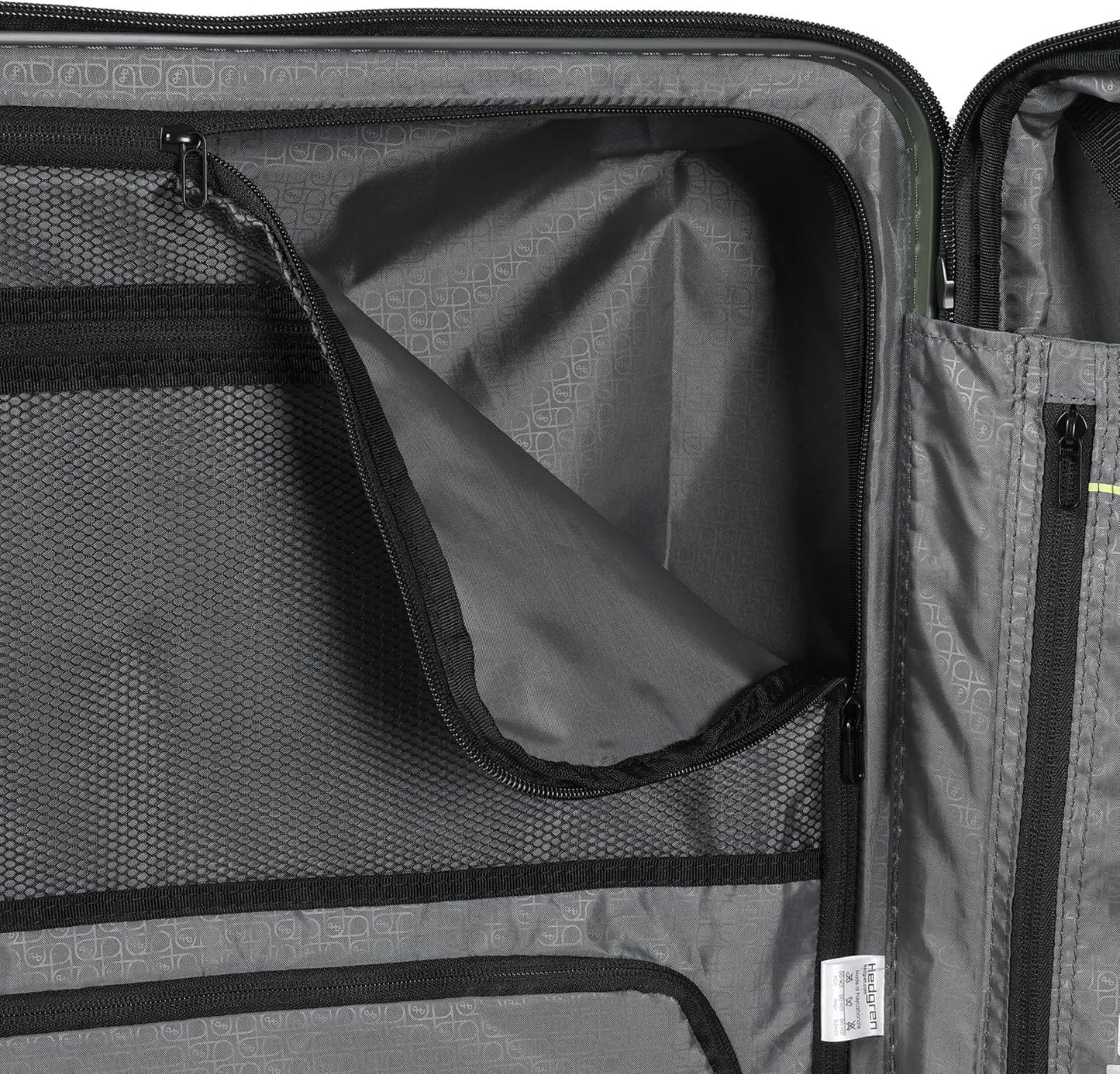 Hedgren, Unisex, Grip Large Expandable Luggage, Olive, One Size