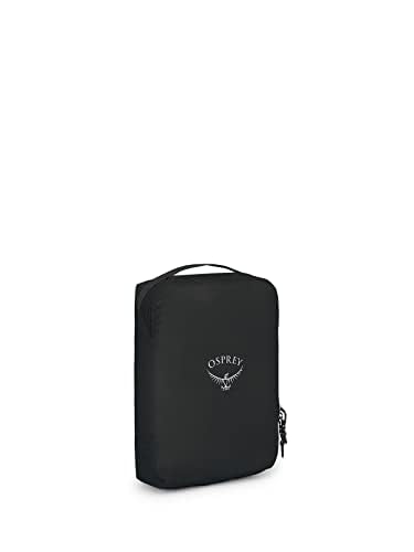 Osprey Ultralight Travel Starter Set, Includes Small & Medium Packing Cube and Garment Folder, Black