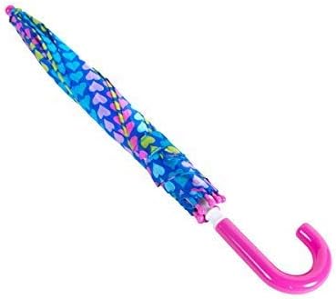 ShedRain Kids Umbrella-Pinch-Proof, Easy Grip Handle- Compact Children's School & Travel Umbrella with Large 33" Arc, Heavy Duty Steel Shaft, Fiberglass Ribs