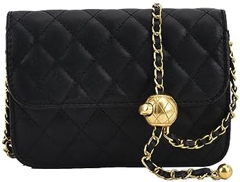 Waist Bag Mini Belt Bag for Women Mini Crossbody Bag Y2k Accessories Belt Purse for Women Fashionable (Black,Small)