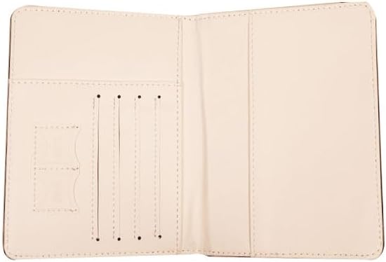 Passport Holder for Travel Essentials, Let The Adventure Begin Awaits Passport Cover Personalized Leather Wallet, Christmas Men Women Birthday Gift