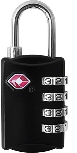 Luggage Locks TSA Approved (1 Pack), 4-Digit TSA Locks for Luggage, Locker, Suitcase, Backpack
