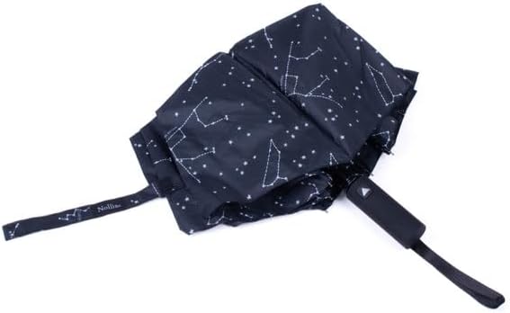 Nollia Windproof Automatic Travel Umbrella, Compact Portable with Reinforced Ribs for Sun & Rain