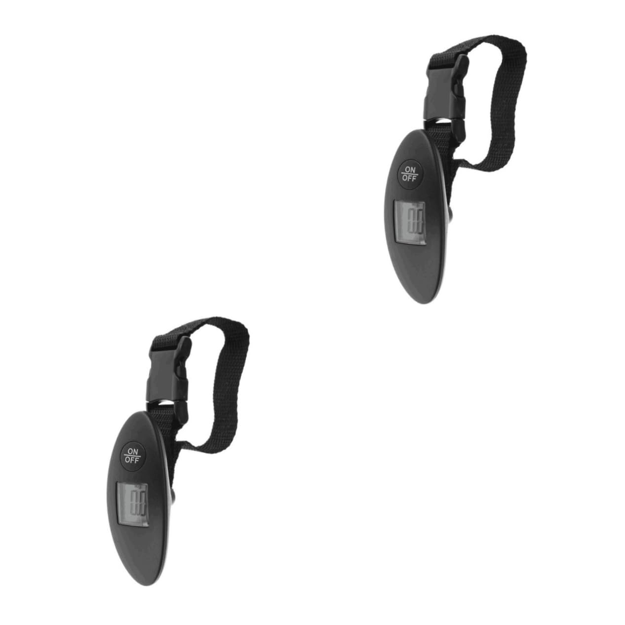 2pcs Luggage Scale Mini Electronic Scale High Precision with LCD Display for Daily Use Compact and Durable Design No Battery Required