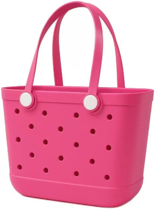 EVA Waterproof Beach Tote Bag-Large Sand Proof Tote with Handles for Women&Men|Lightweight Pool,Travel,Shopping Bag