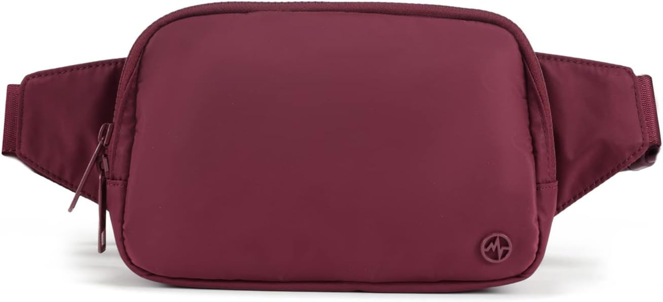 Pander Belt Bag Large 2L, Nylon Fanny Pack Purse for Women and Men with Adjustable Strap