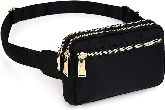 UTO Fanny Pack for Women Crossbody Trendy Fashion Belt Purse Chest Waist Hip Bumbag for Outdoor Shopping Travel Hiking