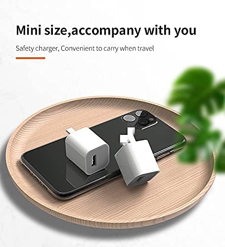 USB Wall Charger GKW Block Phone Charging Box Travel Plug Cube 2 Pack 5W Power Adapter for iPhone 14/13/12/11/10/8/7/6S/6/SE/XS/MAX/XR/X, Galaxy S7/S6/S5 Edge Kindle (Cable Not Included)