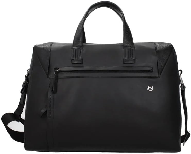 Piquadro Men's Black leather Briefcase Workbag