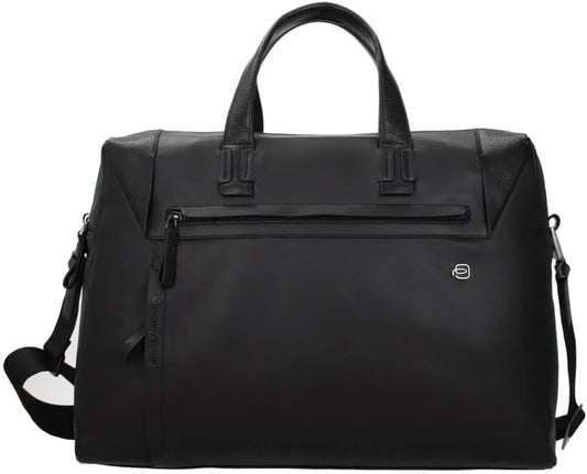 Piquadro Men's Black leather Briefcase Workbag
