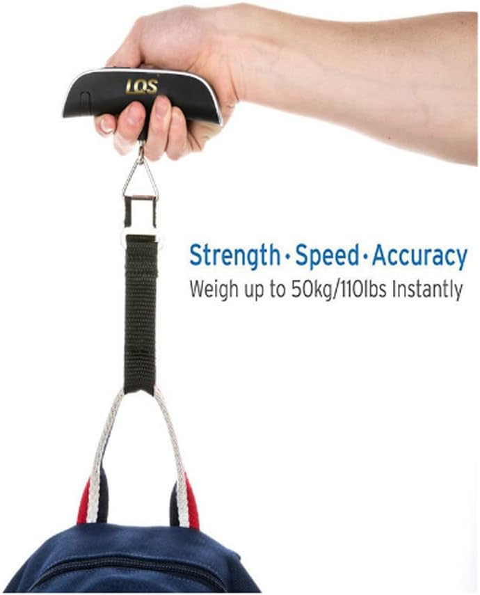 Luggage Scale, Easy to Carry, Small in Size, Suitable for Carrying, 110 pounds, Will be a Popular Luggage Scale in The Future (1), 5.9x4.2x1.49inches