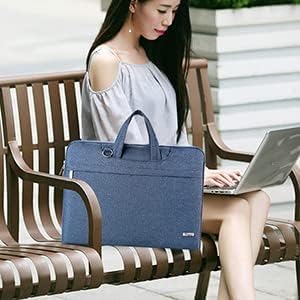 Voova Laptop Bag 15.6 Inch, Waterproof Computer Sleeve Carrying Case with Shoulder Straps & Handle