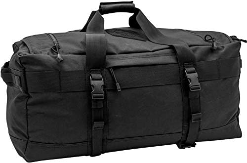 LAPG Expedition Carry-On Travel Duffel Bag, Multi-Way Outdoor Travel Bag with Backpack Straps, Od Green