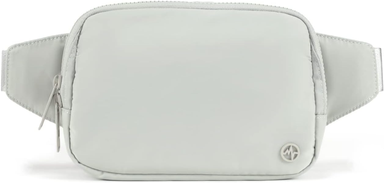 Pander Belt Bag Large 2L, Nylon Fanny Pack Purse for Women and Men with Adjustable Strap