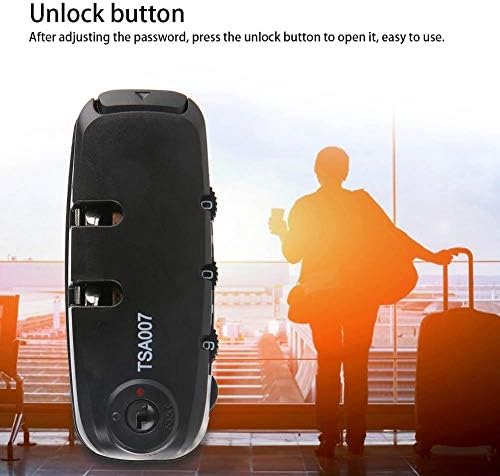 3 Digits Password Code Combination Suitcase Security Lock,Rugged and Versatile Design Travel Luggage Code Fixed Lock for Luggage Case Zipper Suitcase Bag Toolbox Bag