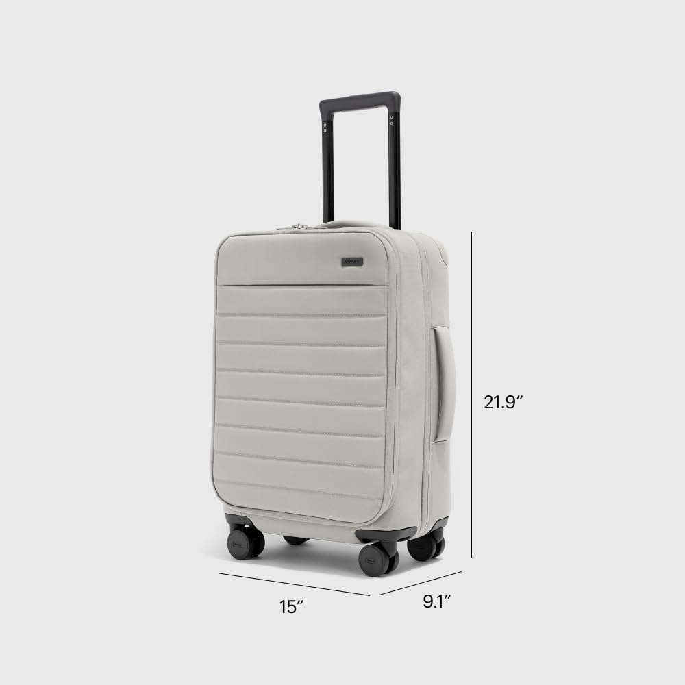 Away Softside Carry-On Suitcase, 22 Inch Lightweight, Expandable High-Strength Nylon Luggage With