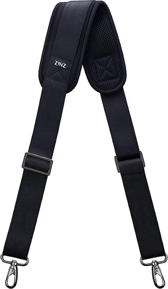 Shoulder Strap, ZINZ 79" Padded Adjustable Shoulder Bag Straps Replacement for Bags with D-Ring (B02K01)