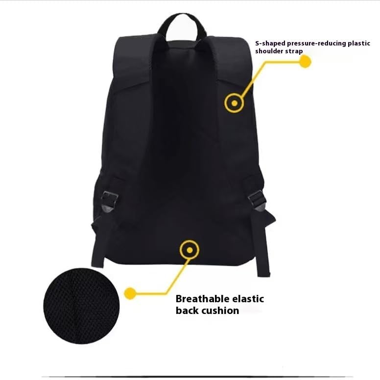 Italian Brainrot-Duty Polyester Backpack | Ultra-Durable School Bag for Boys & Girls | Large Capacity, Lightweight Design with Multi-Compartments | Perfect for School, Travel & Hiking