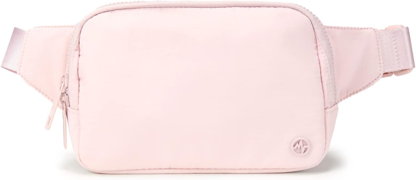Pander Belt Bag Large 2L, Nylon Fanny Pack Purse for Women and Men with Adjustable Strap