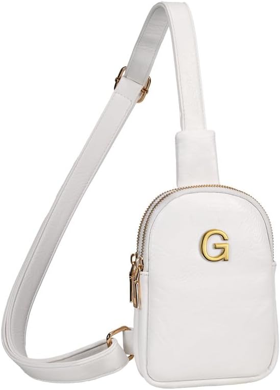 Bridesmaid Proposal Gifts - Initial Small Crossbody Bag, Bridal Shower & Maid Of Honor Gifts, Personalized Sling Bag, Cute Trendy Stuff