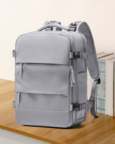 coowoz Travel Backpack For Women Men,Carry On Backpack,Hiking Backpack Waterproof Outdoor Sports