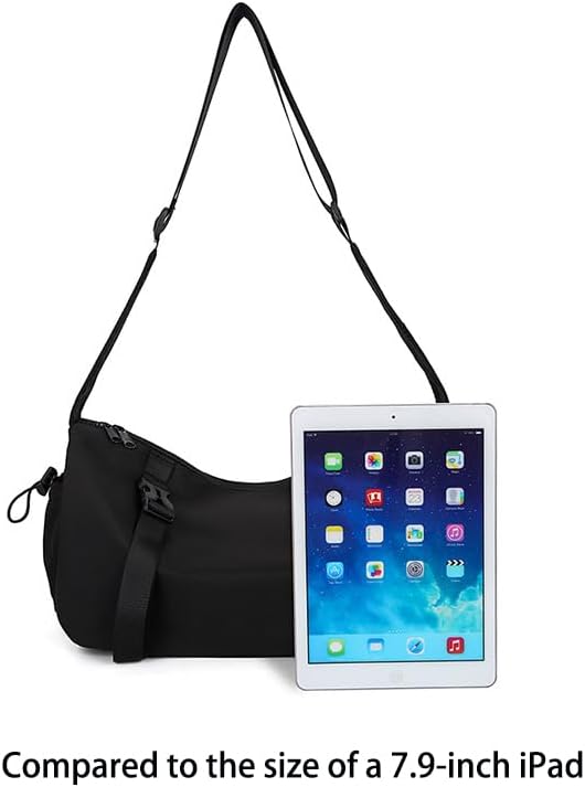 KCKEYS Versatile Mens Diagonal Shoulder Bag, Large Capacity Crossbag For Womens Men's Laptop messenger bag crossbody sling bag