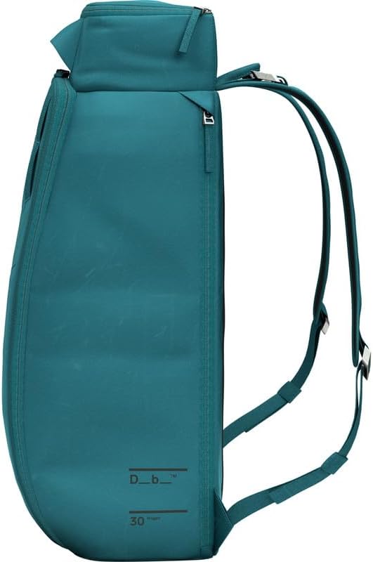 Db Journey The Hugger Backpack - Durable Travel Backpack with Laptop Compartment & Pockets for Work, Luggage Backpack with Roller Bag Hook Up System, 30L - Midnight Teal