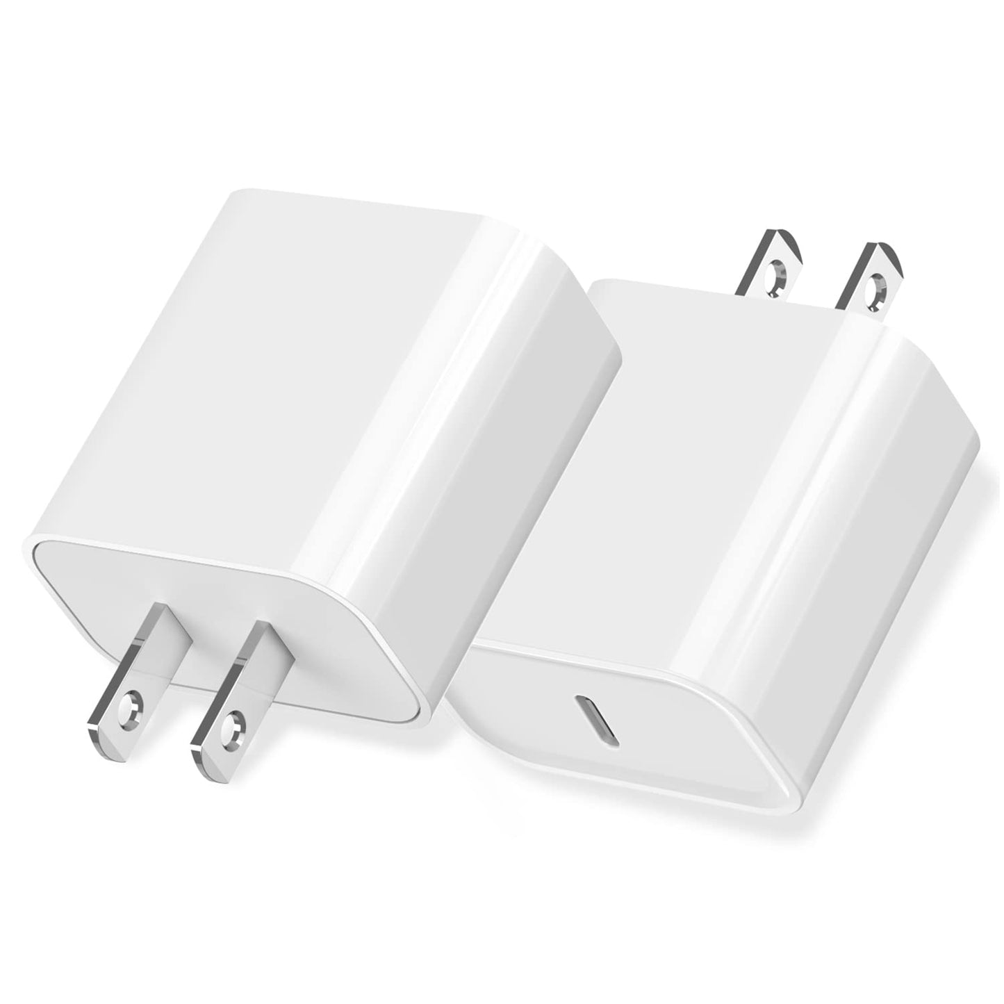 iPhone 16/15 Fast Charger Block, USB Type C Wall Charger 2Pack 20W PD Charging Brick Power Adapter Plug Box for Apple iPhone 16 Pro Max/iPhone 15 Plus/iPhone 14 Pro Max/14 Plus/13 Pro/12 Pro/Mini/iPad