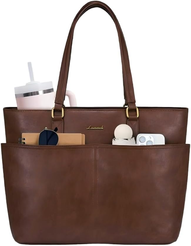 LOVEVOOK Laptop Tote Bag for Women, 15.6 inch Laptop Work Bags for Teacher/Nurse Large Computer Bag