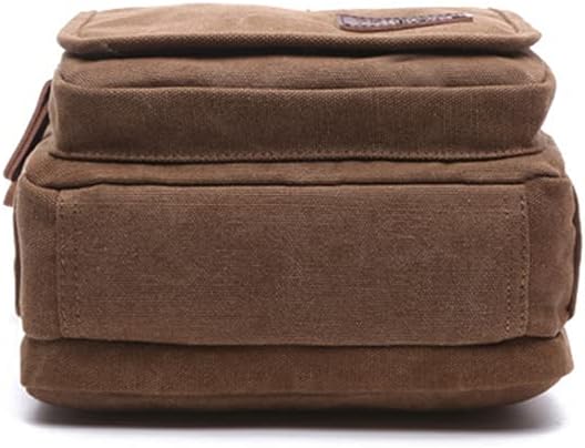 Sechunk Small Canvas Shoulder Bags Messenger Bag Travel Bag Business Bag Working Bag For Men Women