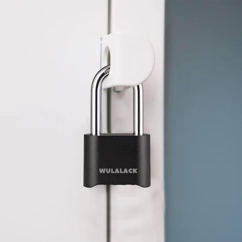 Outdoor Combination Lock, Heavy Duty Weatherproof Pad Locks with Code, Resettable Padlock