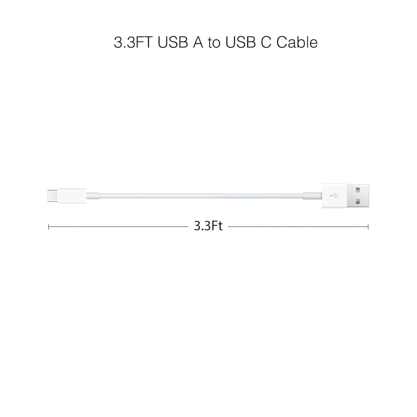 2 Pack USB A to USB C Woven Cable for iPhone 16E 17 Air,iPhone 15/iPhone 16 Pro Max, 15 Plus Car Play Charging Cord, iPad 10th, iPad 11 2025, iPad Pro 12.9/11 Air 5th/4th, Mini 6th Gen Type-c Charger