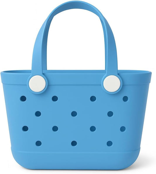 EVA Waterproof Beach Tote Bag-Large Sand Proof Tote with Handles for Women&Men|Lightweight Pool,Travel,Shopping Bag