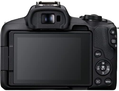Canon EOS R50 Mirrorless Camera | 24.2MP APS-C, 4K 30p Video, Dual Pixel AF II, 15fps Burst, Vari-Angle Screen, Beginner Vlogging Camera (5811C002) + LP-E17 Battery + Canon Shoulder Bag + 64GB Card