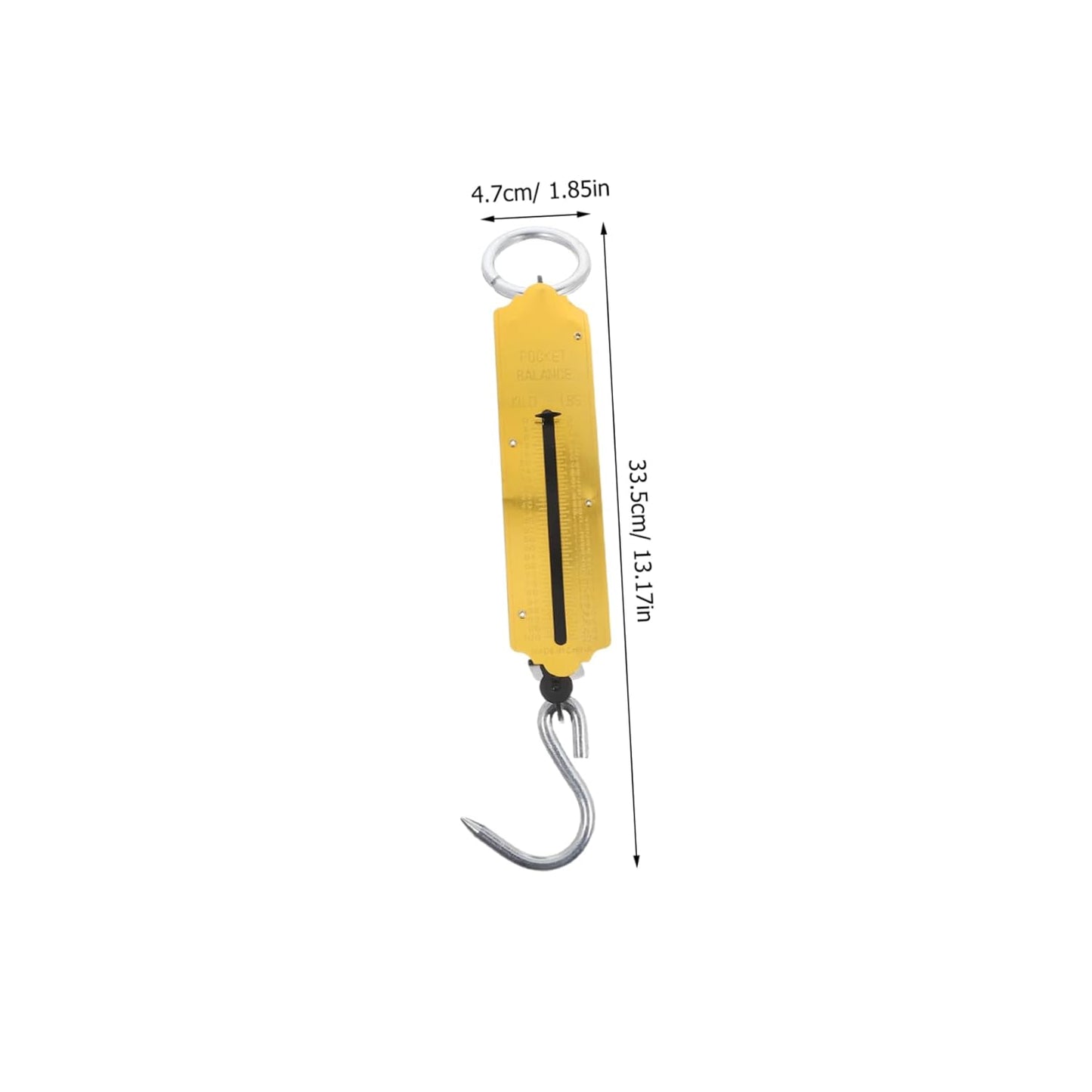 Zerodeko 2pcs High Accuracy Mechanical Hanging Scale for Produce Luggage and Kitchen Use Stylish Finish with Precise Measurements for Versatile Applications