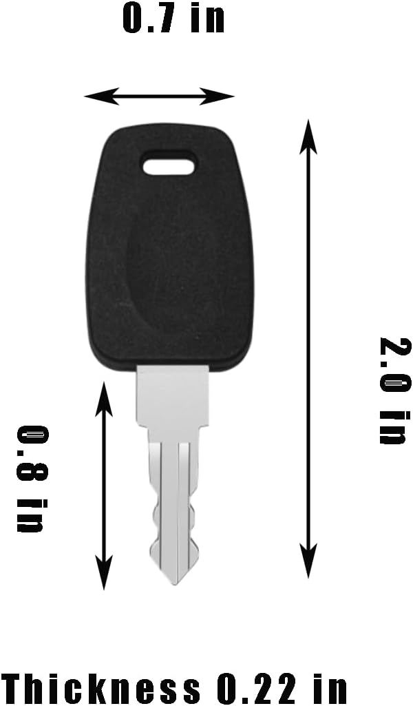Master Luggage Keys Compatible with 007 Suitcase Password Locks Repair AC Approved Locks Key (2 PCS T-S-A 002 Silvery)
