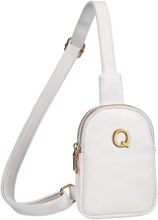Graduation & Birthday Gifts, Teacher Thank You Gifts - Initial Cell Phone Purse, Small Crossbody Bag for Women, Lightweight Travel Bag for Walking Dog