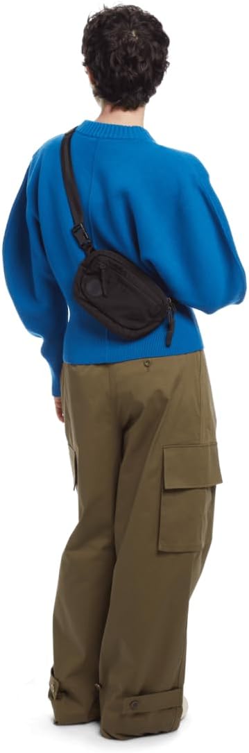 Baboon to the Moon Fanny Pack - Trendy, Compact, Water-Repellent Waist Bag in Multiple Colors and Sizes for Men and Women (Black, Mini (1.5L))