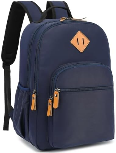 Travel Backpack Water Resistant Laptop Backpacks College Bookbag Flight Approved Carry On Bag Dapack Dark Blue