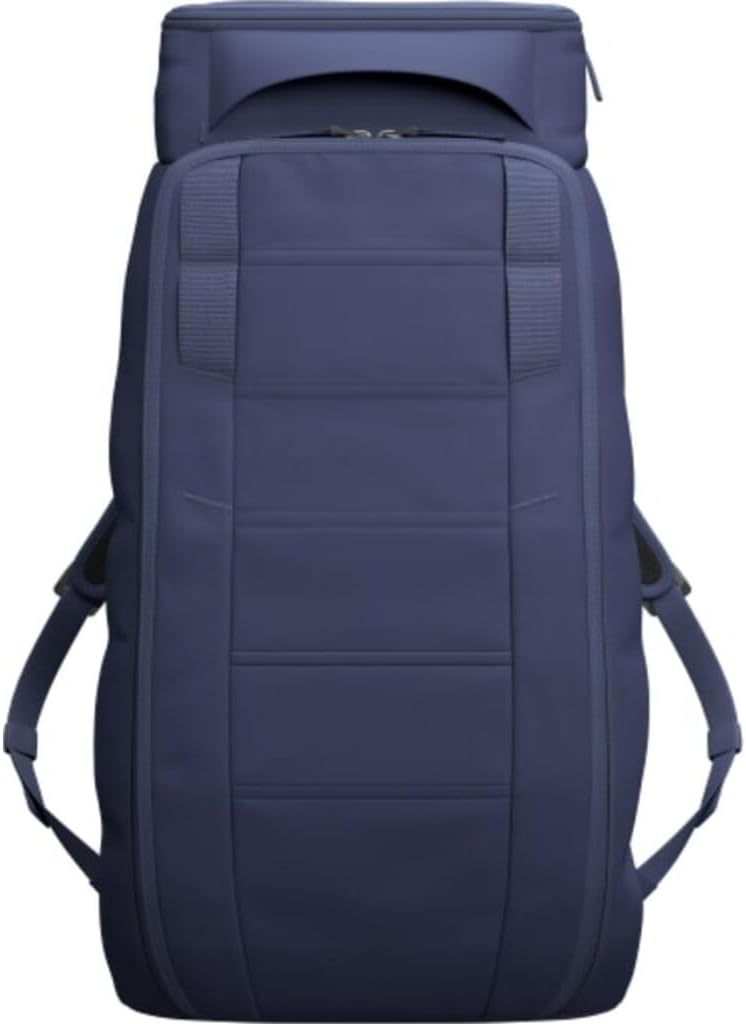 Db Journey The Hugger Backpack - Durable Travel Backpack with Laptop Compartment & Pockets for Work, Luggage Backpack with Roller Bag Hook Up System, 30L - Blue Hour