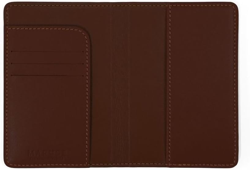 Maruse Italian Leather Passport Cover for Men and Women, Handmade in Italy